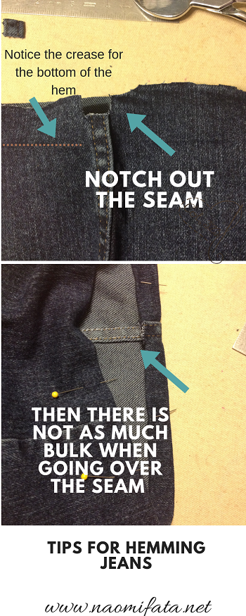 how to hem jeans